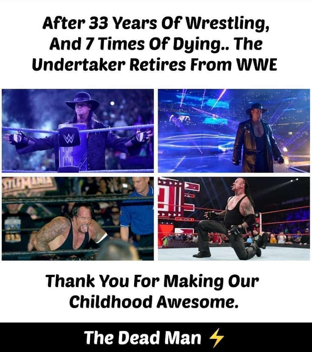 Under Taker Quits WWE
